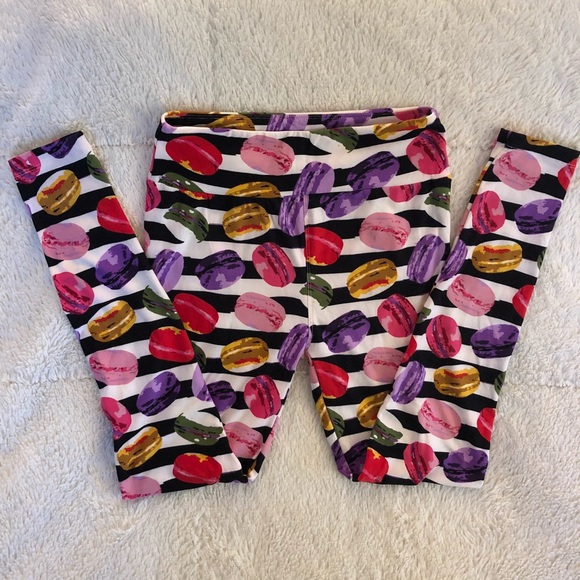 LuLaRoe OS Leggings Macaroons - Picture 2 of 3